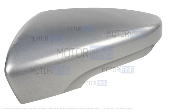 Накладка левого зеркала образца от 2014 года в цвете Рислинг (610) под повторитель поворотника для Лада Гранта, Гранта FL_1
