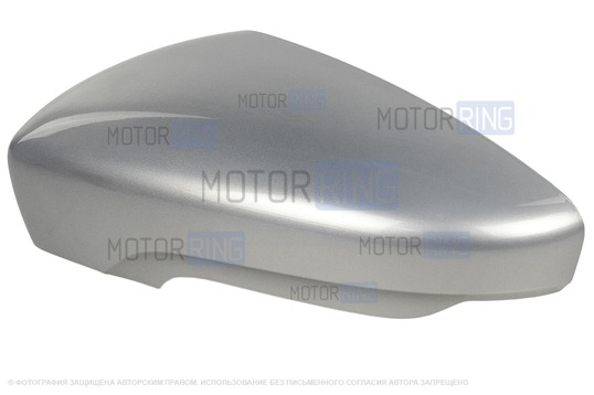 Накладка левого зеркала образца от 2014 года в цвете Рислинг (610) под повторитель поворотника для Лада Гранта, Гранта FL