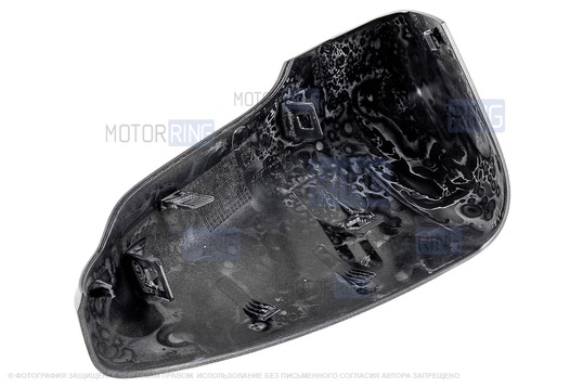 Накладка правого зеркала образца от 2014 года в цвете Рислинг (610) под повторитель поворотника для Лада Гранта, Гранта FL