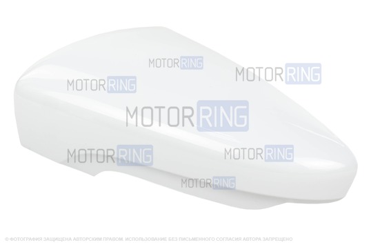Накладка левого зеркала образца от 2014 года в цвете Ледниковый (221) под повторитель поворотника для Лада Гранта, Гранта FL_1