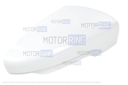 Накладка правого зеркала образца от 2014 года в цвете Ледниковый (221) под повторитель поворотника для Лада Гранта, Гранта FL