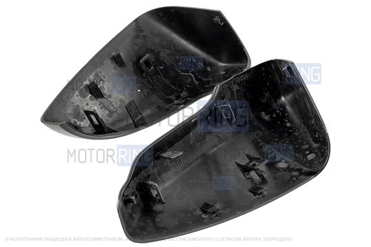 Неокрашенные накладки зеркал образца от 2014 года под повторители поворотников для Лада Гранта, Гранта FL