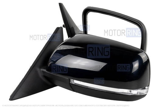 Механические боковые зеркала АТП нового образца с повторителями поворотников для Лада Приора