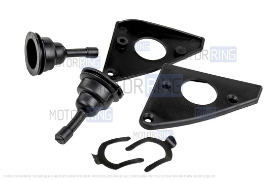 Боковые механические зеркала АТП в стиле Гранты с повторителями поворотников, окрашенные в цвет кузова и адаптированные для ВАЗ 2108-21099, 2113-2115