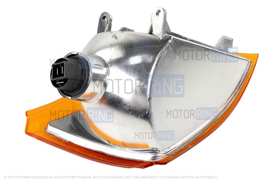 Поворотник левый оранжевый (желтый) ML под оптику Киржач для ВАЗ 2110-2112