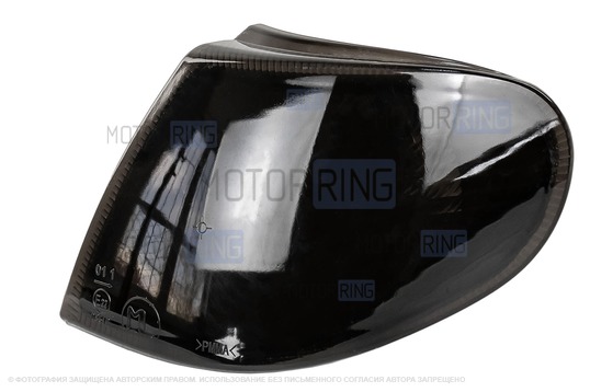 Поворотник левый тонированный (черный) ML под оптику Bosch для ВАЗ 2113-2115