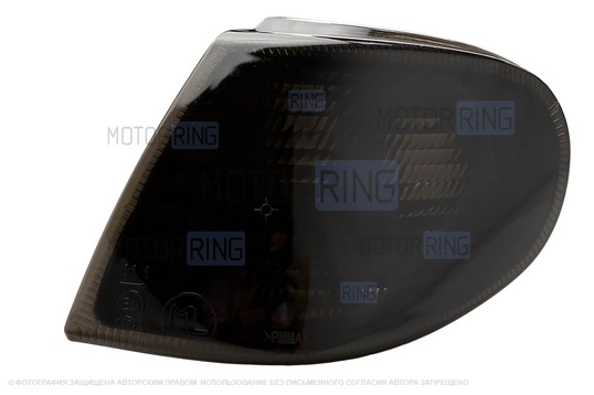 Поворотник левый тонированный (черный) ML под оптику Bosch для ВАЗ 2113-2115