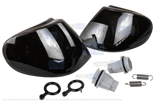 Поворотники тонированные (черные) ML под оптику Bosch для ВАЗ 2113-2115_1