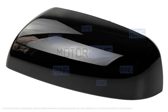 Накладка левого зеркала образца 21704 в цвете Пантера (672) под повторитель поворотника для Лада Приора_1