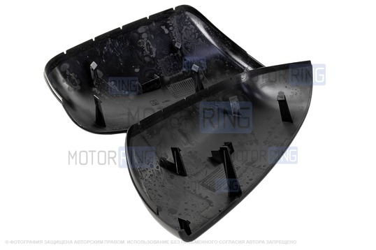 Накладки зеркал образца 21704 в цвете Космос (665) под повторители поворотников для Лада Приора