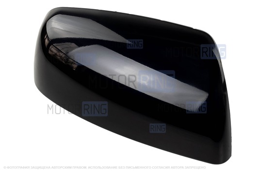 Накладка правого зеркала образца 21704 в цвете Космос (665) под повторитель поворотника для Лада Приора