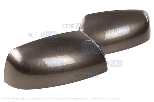 Накладки зеркал образца 21704 в цвете Кориандр (790) под повторители поворотников для Лада Приора_1