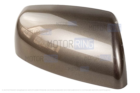 Накладка правого зеркала образца 21704 в цвете Кориандр (790) под повторитель поворотника для Лада Приора