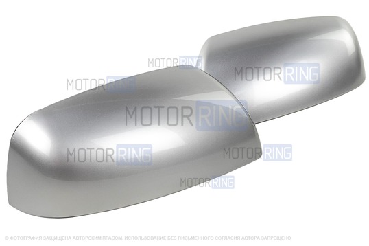 Накладки зеркал образца 21704 в цвете Снежная королева (690) под повторители поворотников для Лада Приора_1