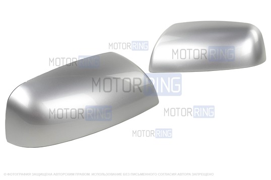 Накладки зеркал образца 21704 в цвете Снежная королева (690) под повторители поворотников для Лада Приора