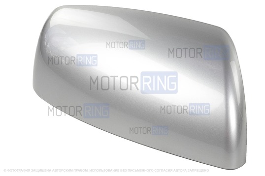 Накладка правого зеркала образца 21704 в цвете Снежная королева (690) под повторитель поворотника для Лада Приора