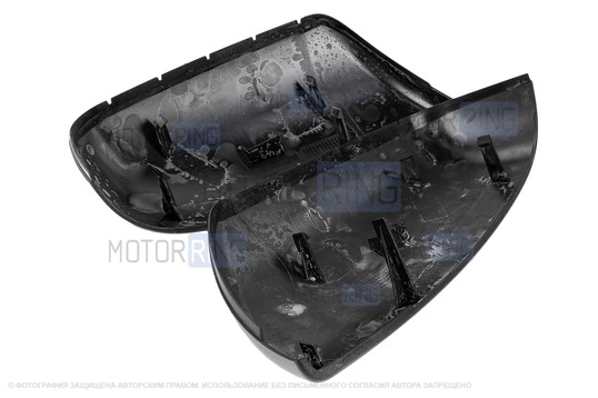 Накладки зеркал образца 21704 в цвете Кварц (630) под повторители поворотников для Лада Приора