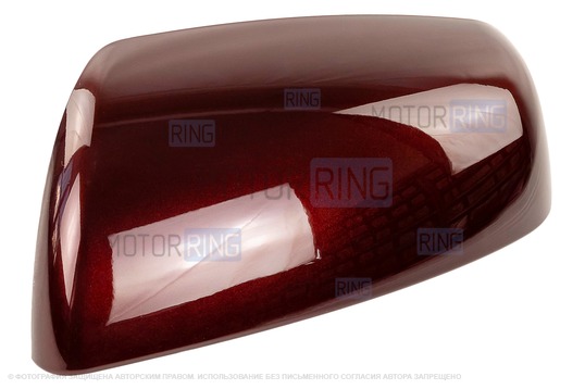 Накладка левого зеркала образца 21704 в цвете Портвейн (192) под повторитель поворотника для Лада Приора_1