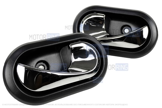 Внутренние ручки дверей с Хром крючками для Лада Ларгус, Ларгус FL_1