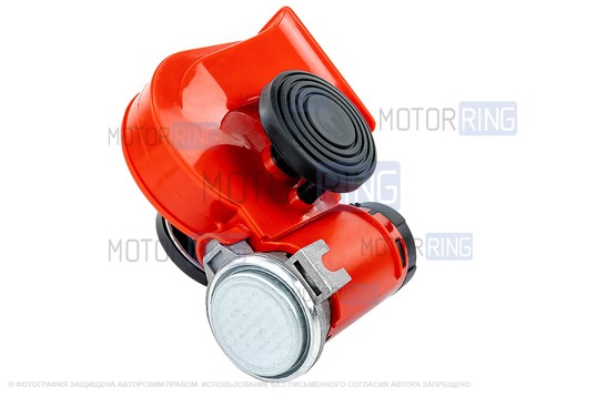 Автомобильные звуковые сигнали (улитка 2шт) с компрессором