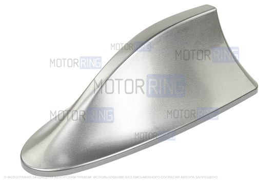 Серая антенна-плавник на крышу автомобиля