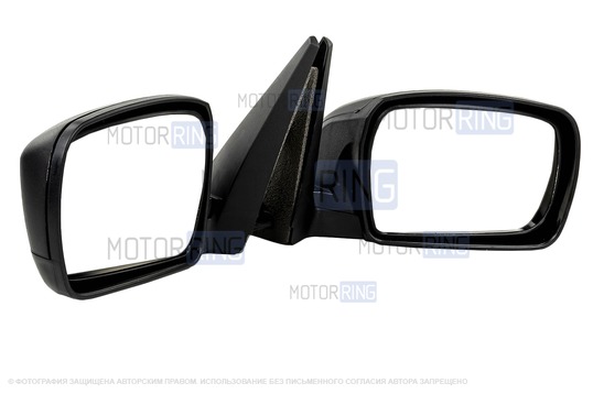 Боковые электрозеркала АТП (образца 2012 года) с обогревом для Шевроле Нива, Лада Нива Тревел