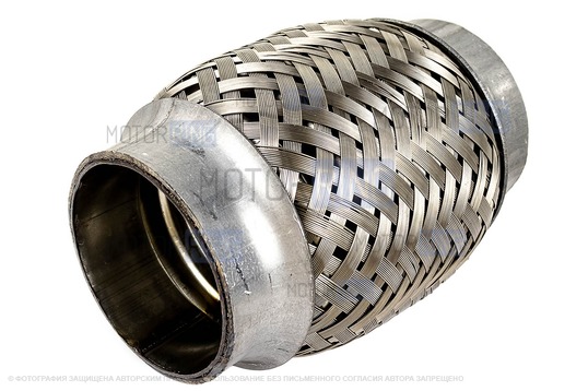 Виброкомпенсатор (гофра глушителя) Sal-Man двухслойный 45х100_1