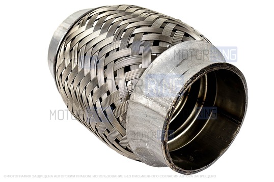 Виброкомпенсатор (гофра глушителя) Sal-Man двухслойный 45х100