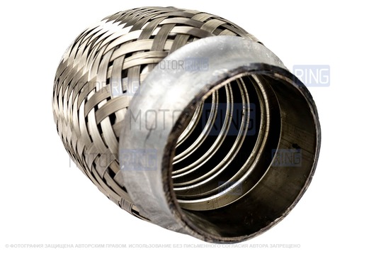 Виброкомпенсатор (гофра глушителя) Sal-Man двухслойный 45х100