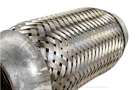 Виброкомпенсатор (гофра глушителя) Sal-Man двухслойный 45х150