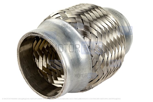 Виброкомпенсатор (гофра глушителя) Sal-Man трехслойный 50х100_1