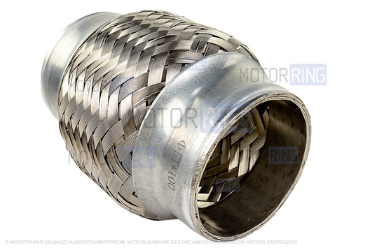 Виброкомпенсатор (гофра глушителя) Sal-Man трехслойный 50х100