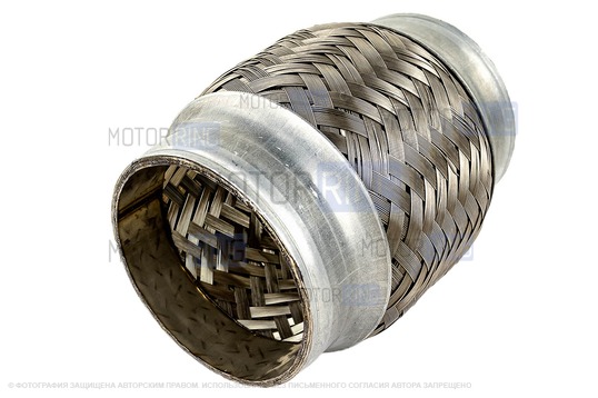 Виброкомпенсатор (гофра глушителя) Sal-Man трехслойный 60х100