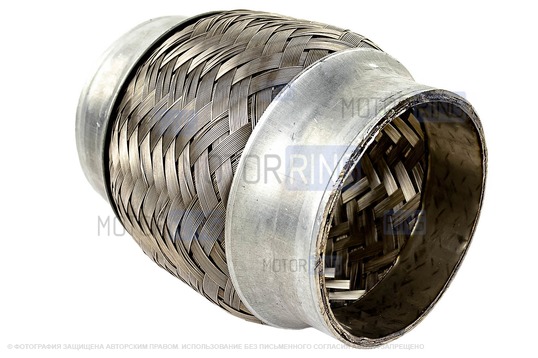 Виброкомпенсатор (гофра глушителя) Sal-Man трехслойный 60х100