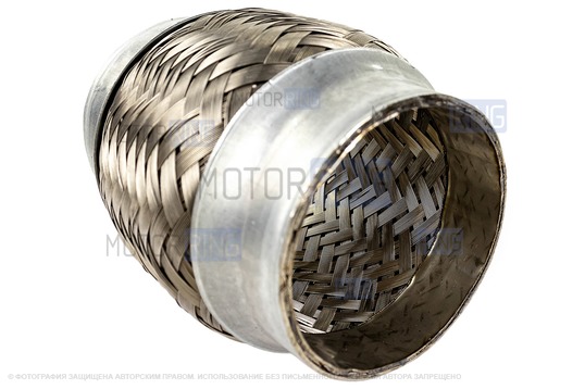 Виброкомпенсатор (гофра глушителя) Sal-Man трехслойный 60х100