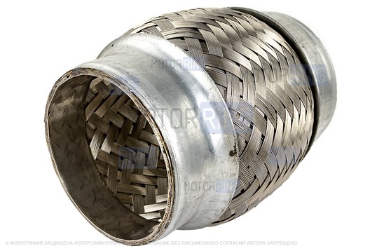 Виброкомпенсатор (гофра глушителя) Sal-Man трехслойный 65х100_1