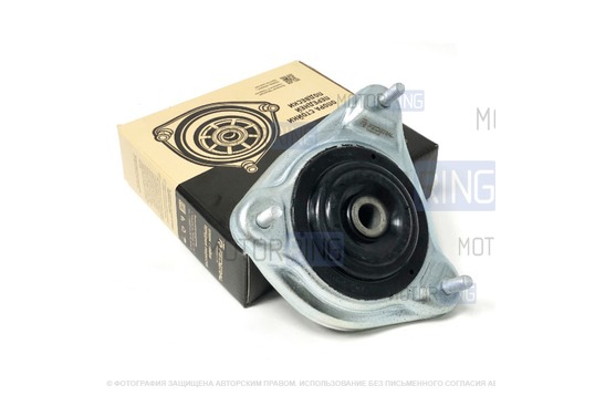 Опора передней стойки Federal Reserve под ЭУР (со смещением 12 мм, гальваническим покрытием и ребрами жесткости) для Лада Гранта, Калина 2_1