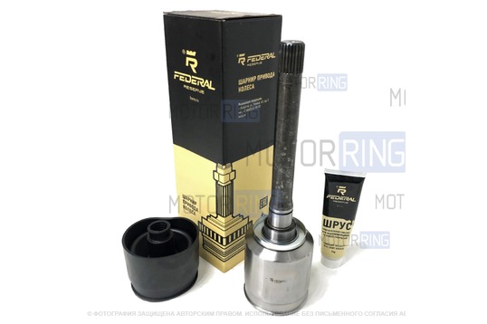 ШРУС внутренний правый Federal Reserve шариковый (24 шлица) для Лада 4х4 с 2004 г.в., Нива Легенд, Нива Тревел, Шевроле Нива с 2004 г.в._1