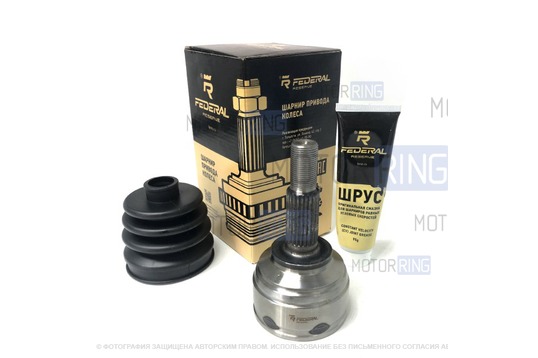 Наружный шарнир привода колеса Federal Reserve шариковый под КПП 21809, 21827 для Лада Икс Рей, Ларугс_1