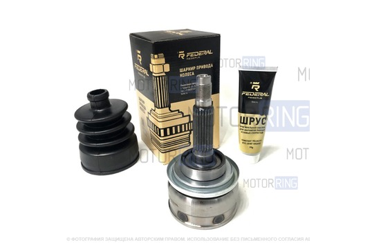 ШРУС наружный Federal Reserve 22 шлица для Лада 4х4 (Нива) 1977-2002 г.в., Надежда, Шевроле Нива до 2004 г.в._1