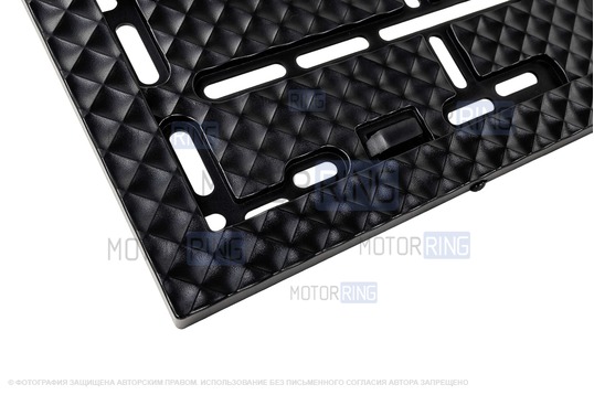 Универсальные пластиковые рамки госномеров W-Power (2шт)