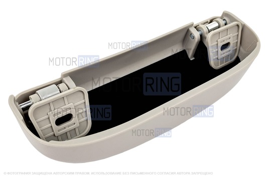 Универсальный боковой серо-бежевый очечник