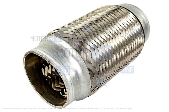 Виброкомпенсатор (гофра глушителя) Sal-Man трехслойный 60х150_1
