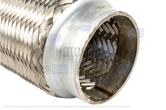 Виброкомпенсатор (гофра глушителя) Sal-Man трехслойный 60х150