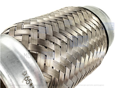 Виброкомпенсатор (гофра глушителя) Sal-Man трехслойный 65х150