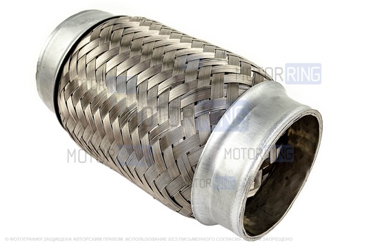 Виброкомпенсатор (гофра глушителя) Sal-Man трехслойный 65х150
