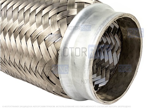 Виброкомпенсатор (гофра глушителя) Sal-Man трехслойный 65х150