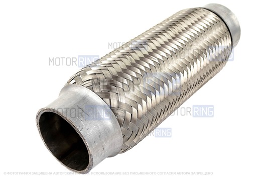 Виброкомпенсатор (гофра глушителя) Sal-Man двухслойный 45х200