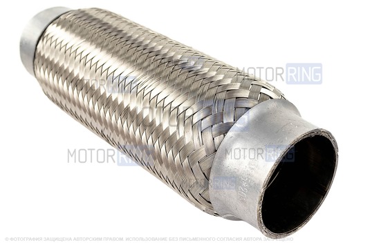 Виброкомпенсатор (гофра глушителя) Sal-Man двухслойный 45х200