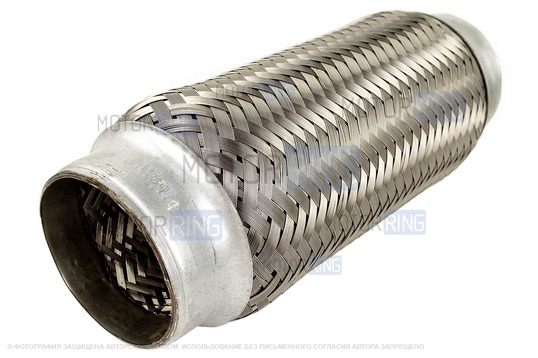 Виброкомпенсатор (гофра глушителя) Sal-Man трехслойный 55х200_1